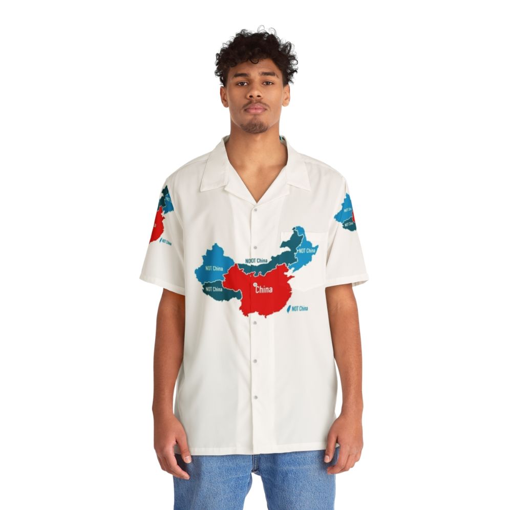 "Anti-CCP 'This Is Not China' Hawaiian Shirt" - Lifestyle