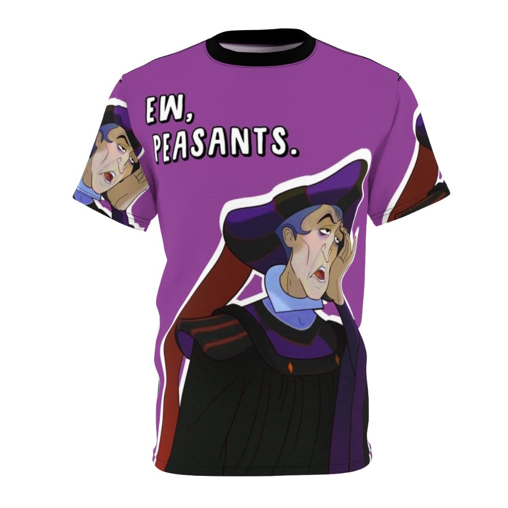 Ew Peasants AOP T-shirt featuring the iconic Disney villain Claude Frollo from The Hunchback of Notre Dame