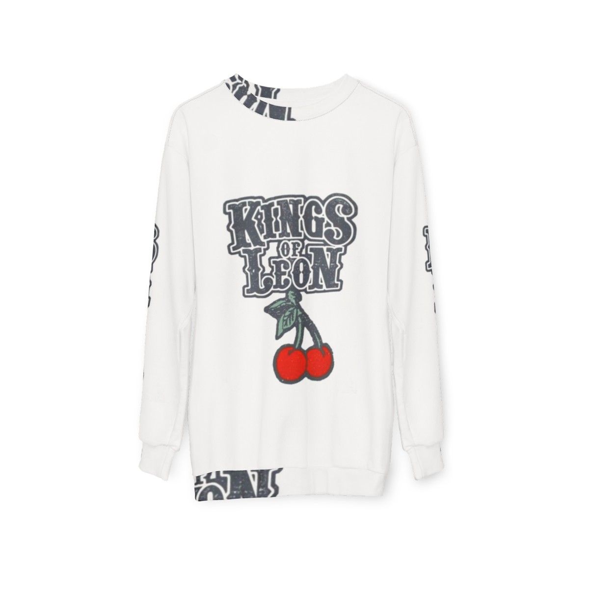 Kings of Leon Sweatshirt with Band Logo - hanging