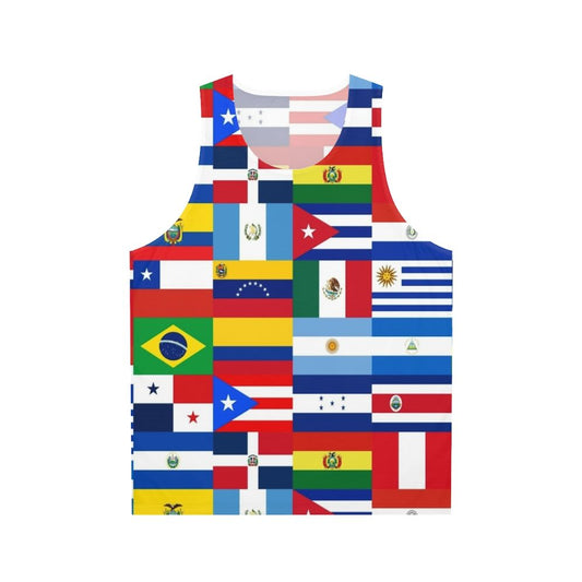 Latin American Flags Unisex Tank Top