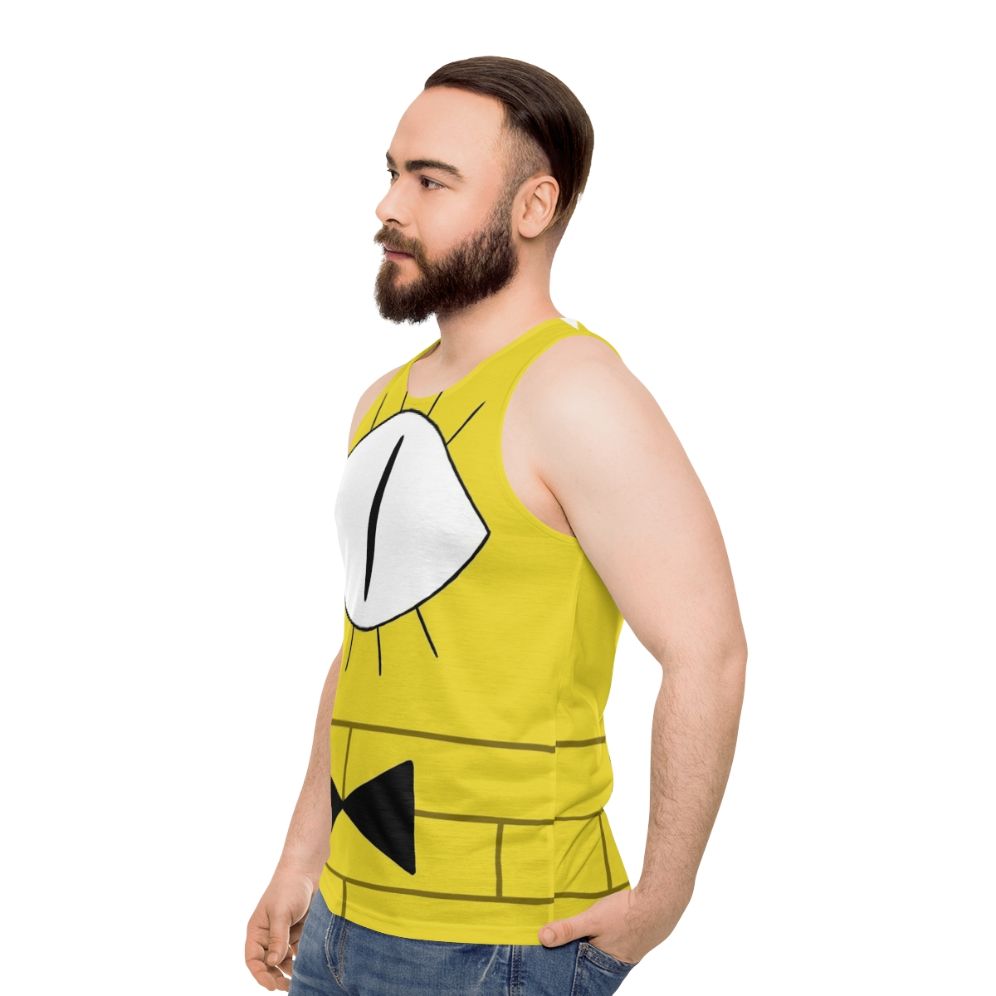 Gravity Falls Bill Cipher Unisex Tank Top - men side