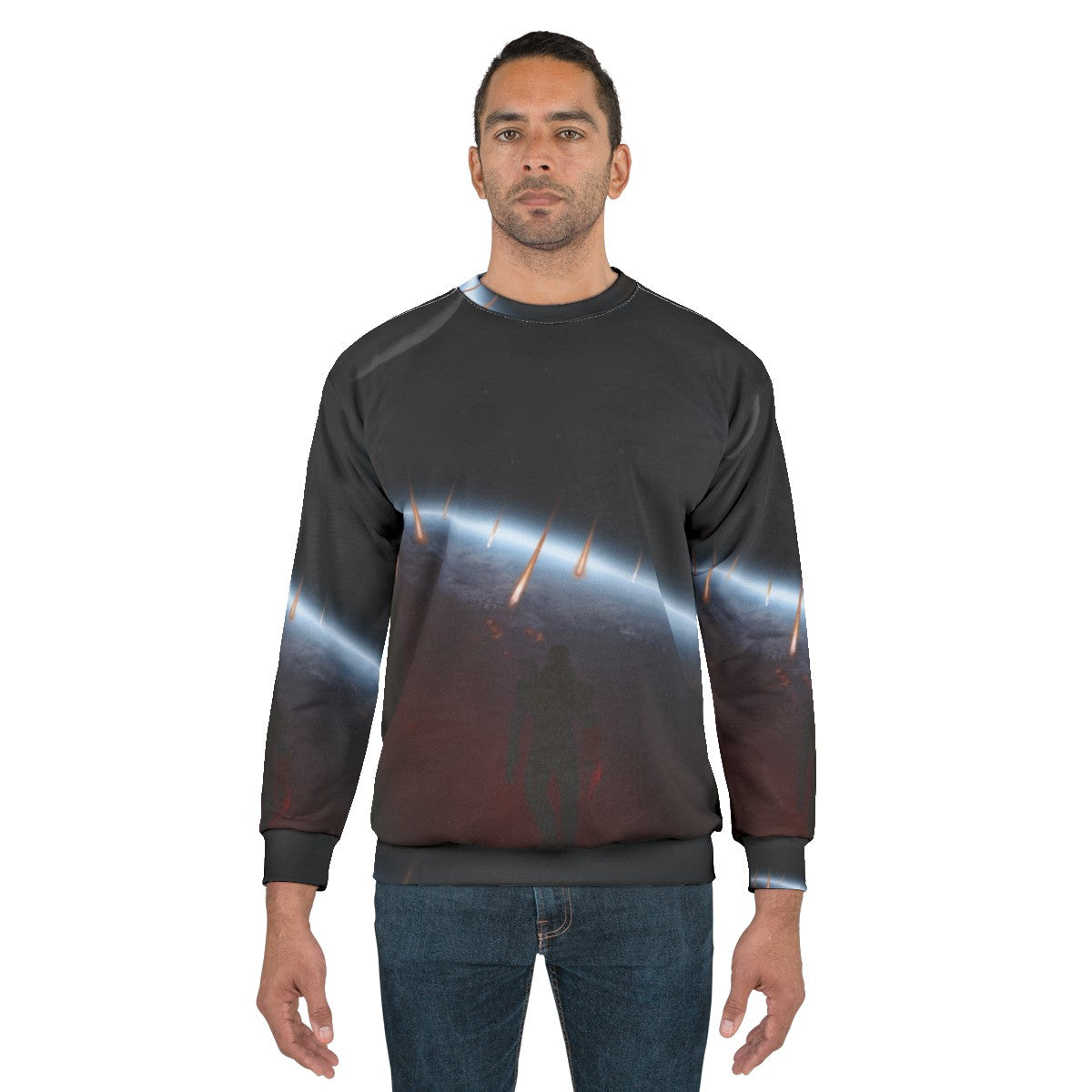 Mass Effect Commander Shepard Warriors Landscapes Sweatshirt - men