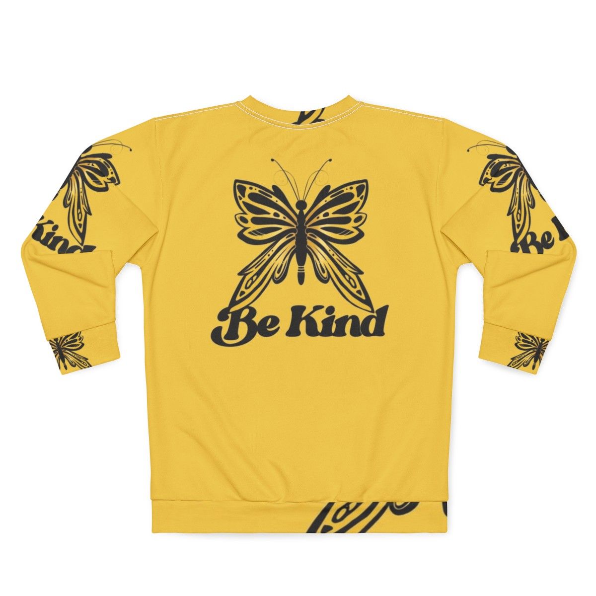 Inspirational "Be Kind" butterfly sweatshirt - Back