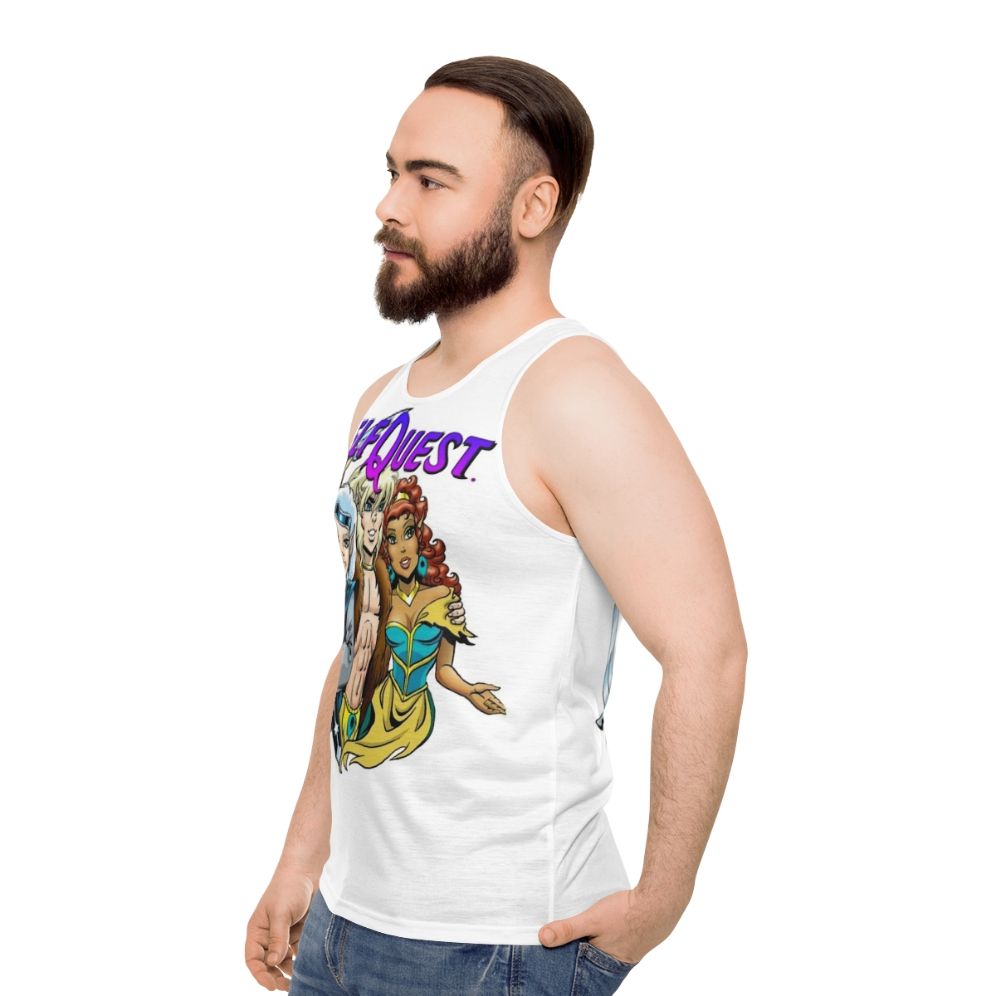 Elfquest fantasy unisex tank top - men side