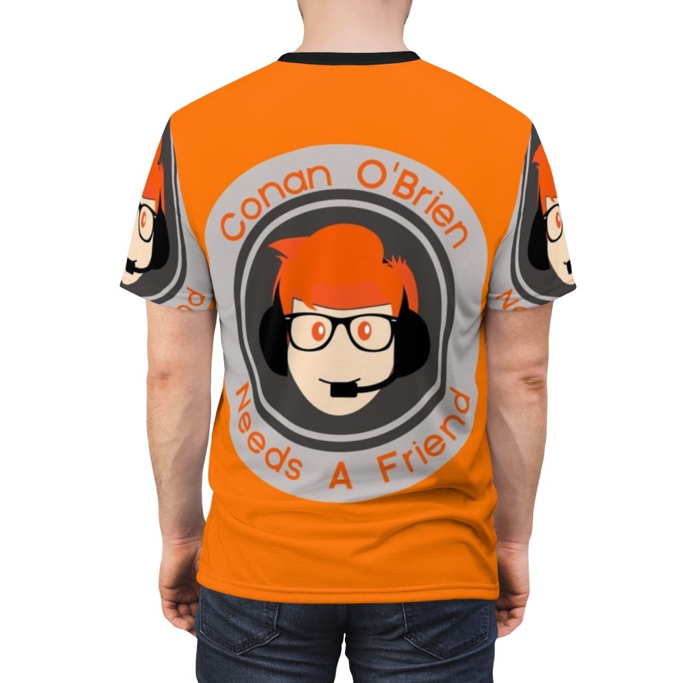 Conan O'Brien Team Coco T-Shirt featuring the late-night comedy host and his popular podcast - men back