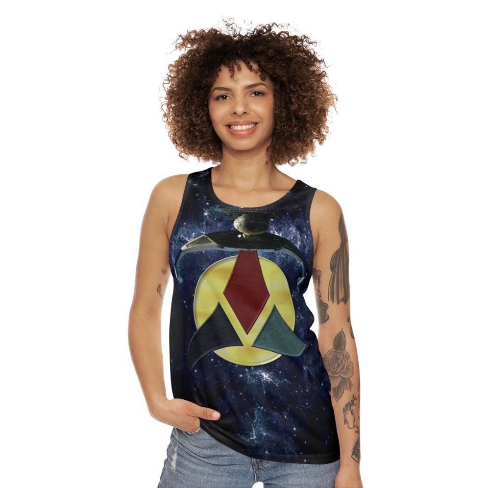 Klingon Heart of Virtue Unisex Star Trek Tank Top - women