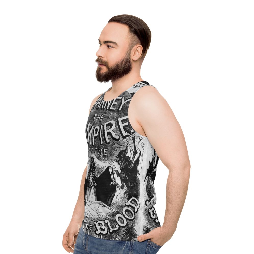 Varney The Vampire gothic unisex tank top - men side