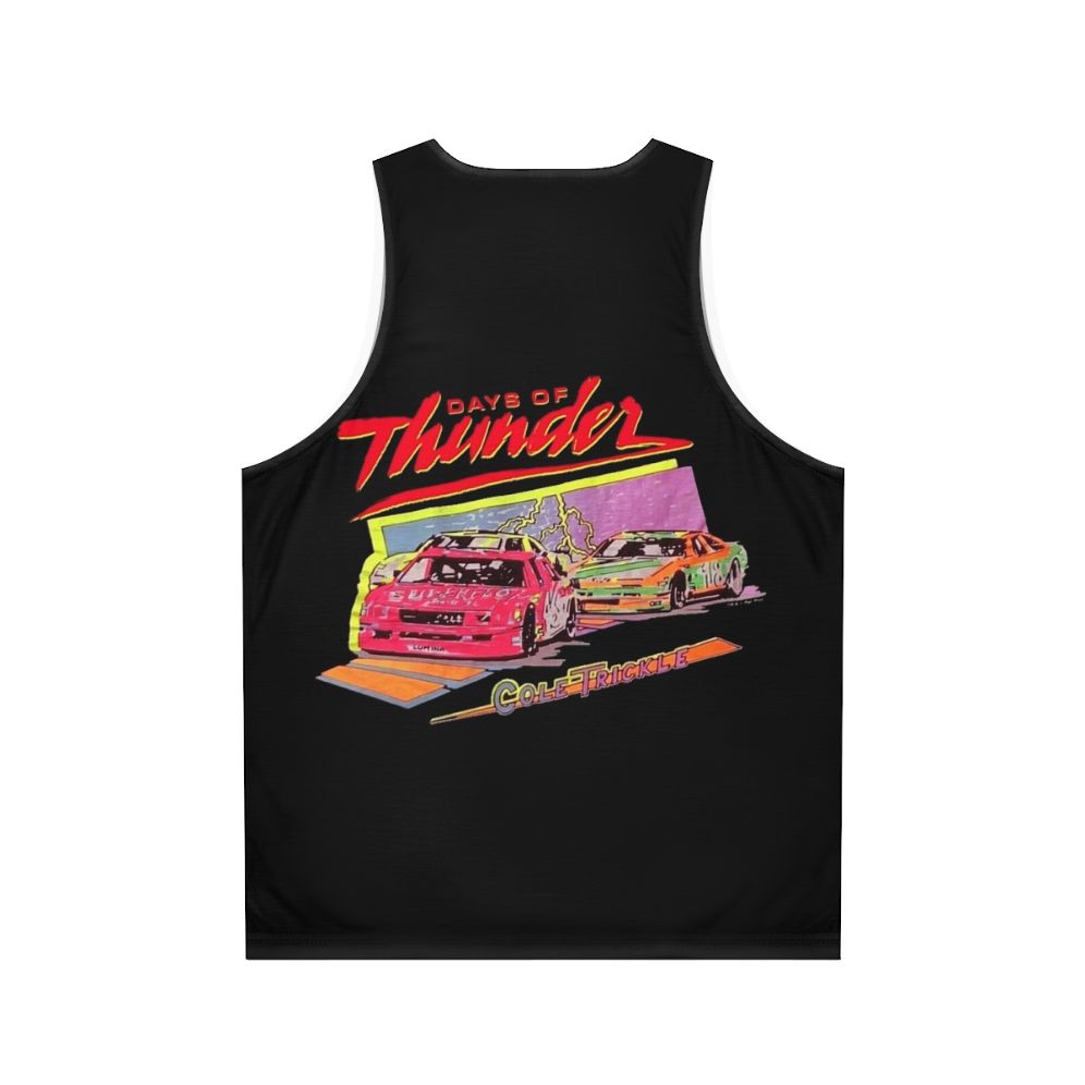 Vintage Unisex NASCAR Race Car Tank Top - Back