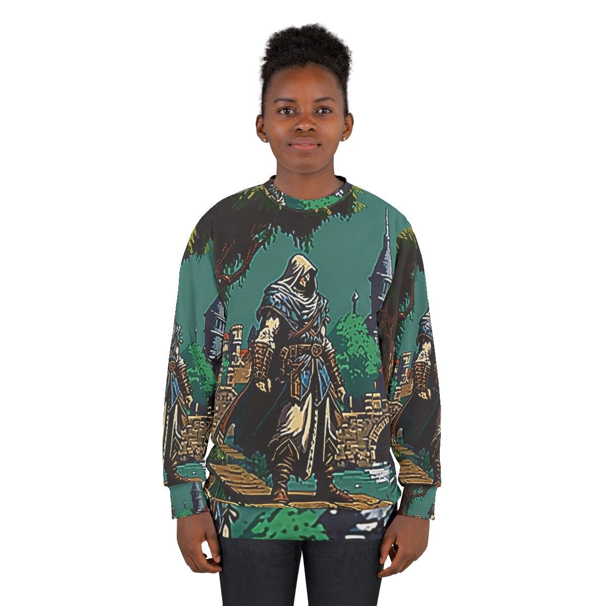 Assassins Creed Fan Art Sweatshirt - women