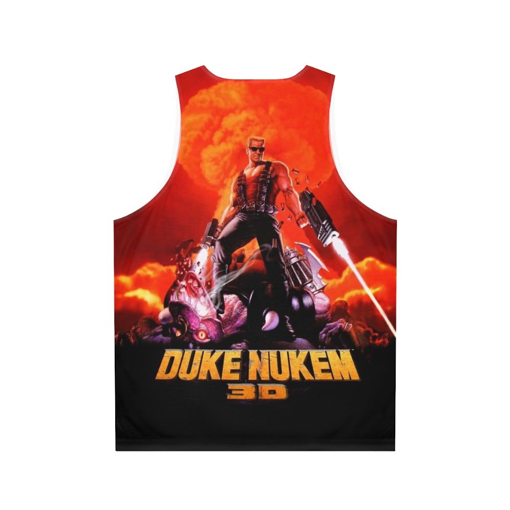 Duke Nukem 3D Retro Gaming Unisex Tank Top - Back