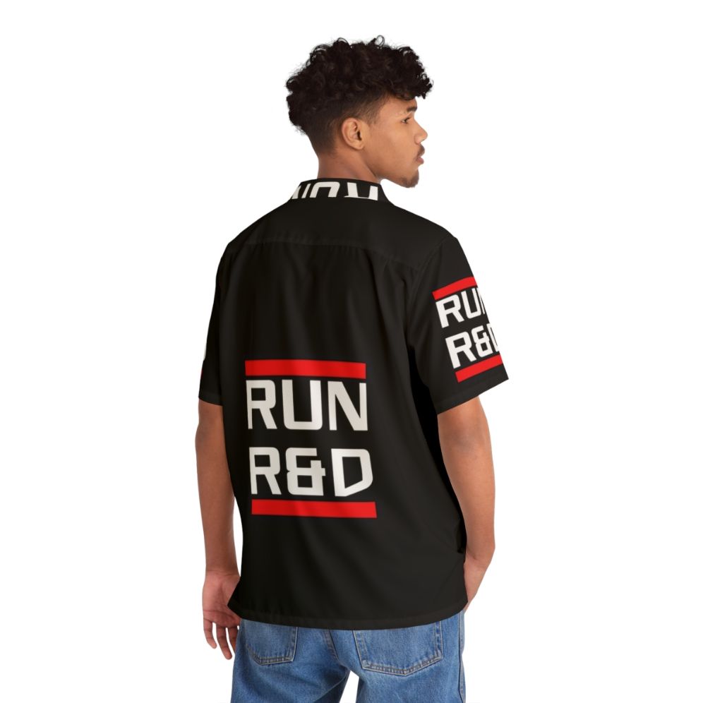 Cyberpunk-themed Run R D Hawaiian Shirt - People Back