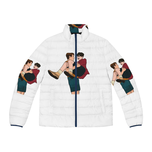 Heartstopper Nick and Charlie Friendship Inspired Puffer Jacket