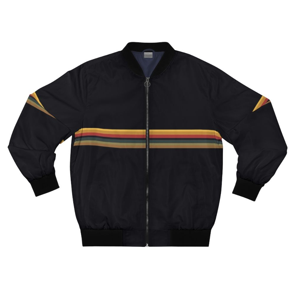 13th Doctor Jodie Whittaker Rainbow Stripe Bomber Jacket