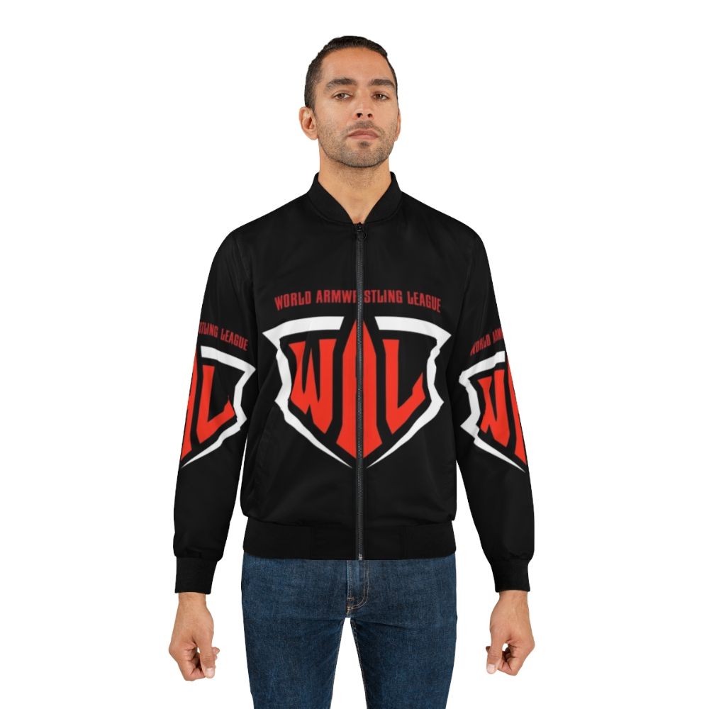 Arm Wrestling Bomber Jacket - Sports Wear for Wrestlers and Athletes - Lifestyle