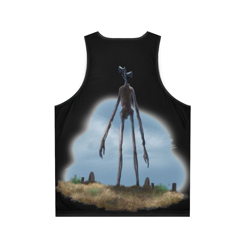 Sirenhead unisex horror tank top - Back