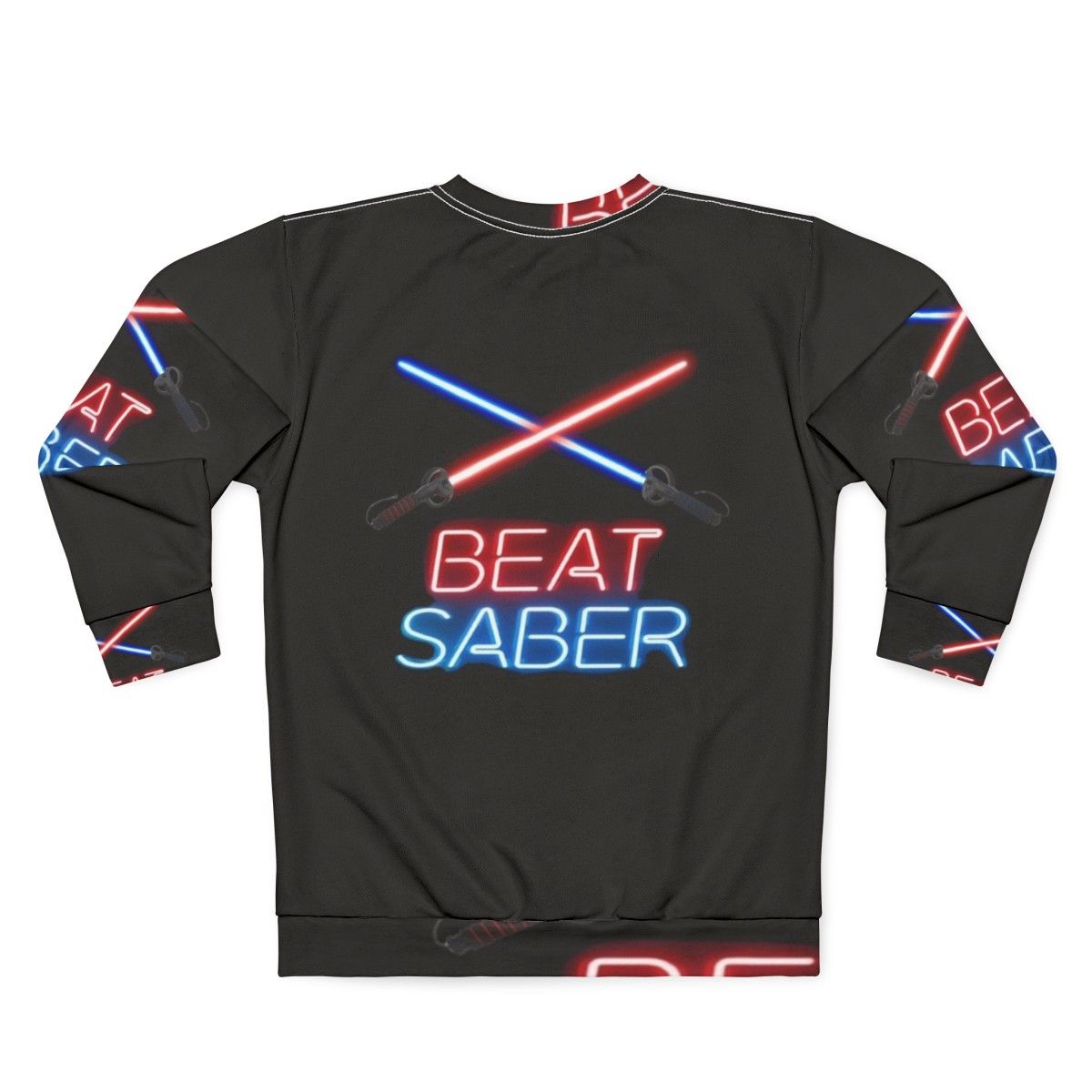 Beat Saber2 Sweatshirt - Virtual Reality Gaming Apparel - Back