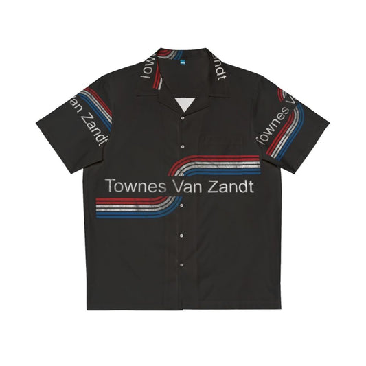 Vintage Townes Van Zandt Inspired Hawaiian Shirt