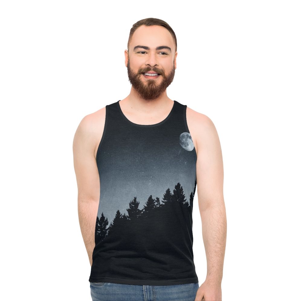 Unisex Under Moonlight Nature Tank Top - men