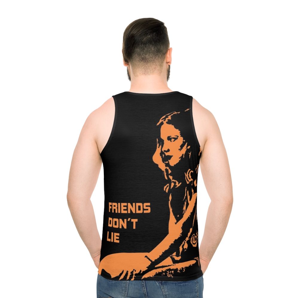 Stranger Things "Friends Don't Lie" Unisex Tank Top - men back