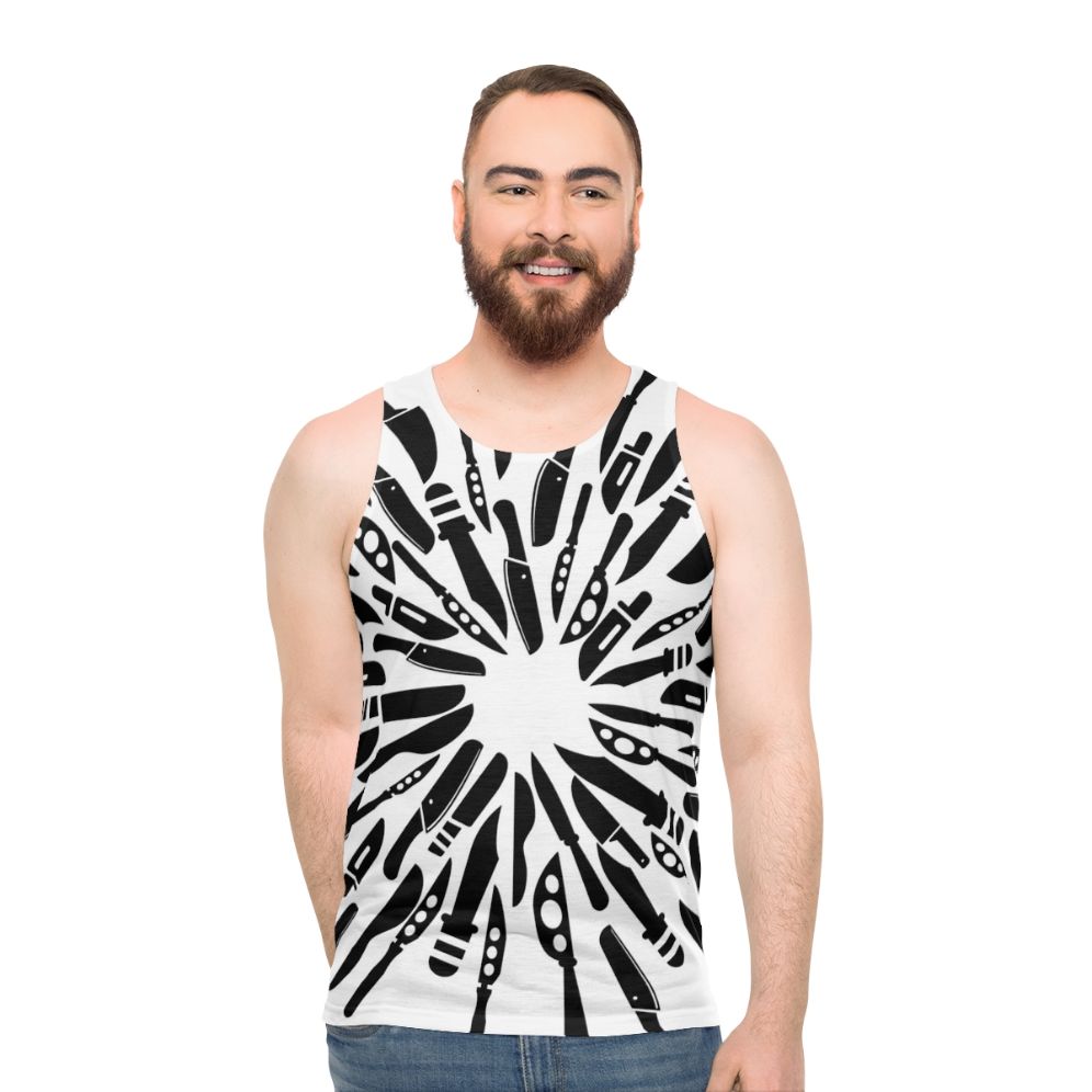 Knives Out Inspired Unisex Tank Top - men