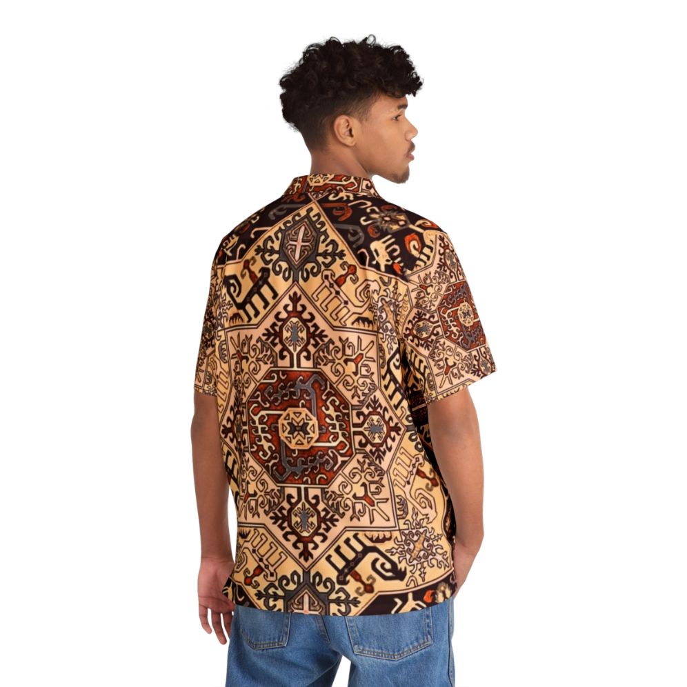 Armenian Classical Art Hawaiian Shirt - Flat lay