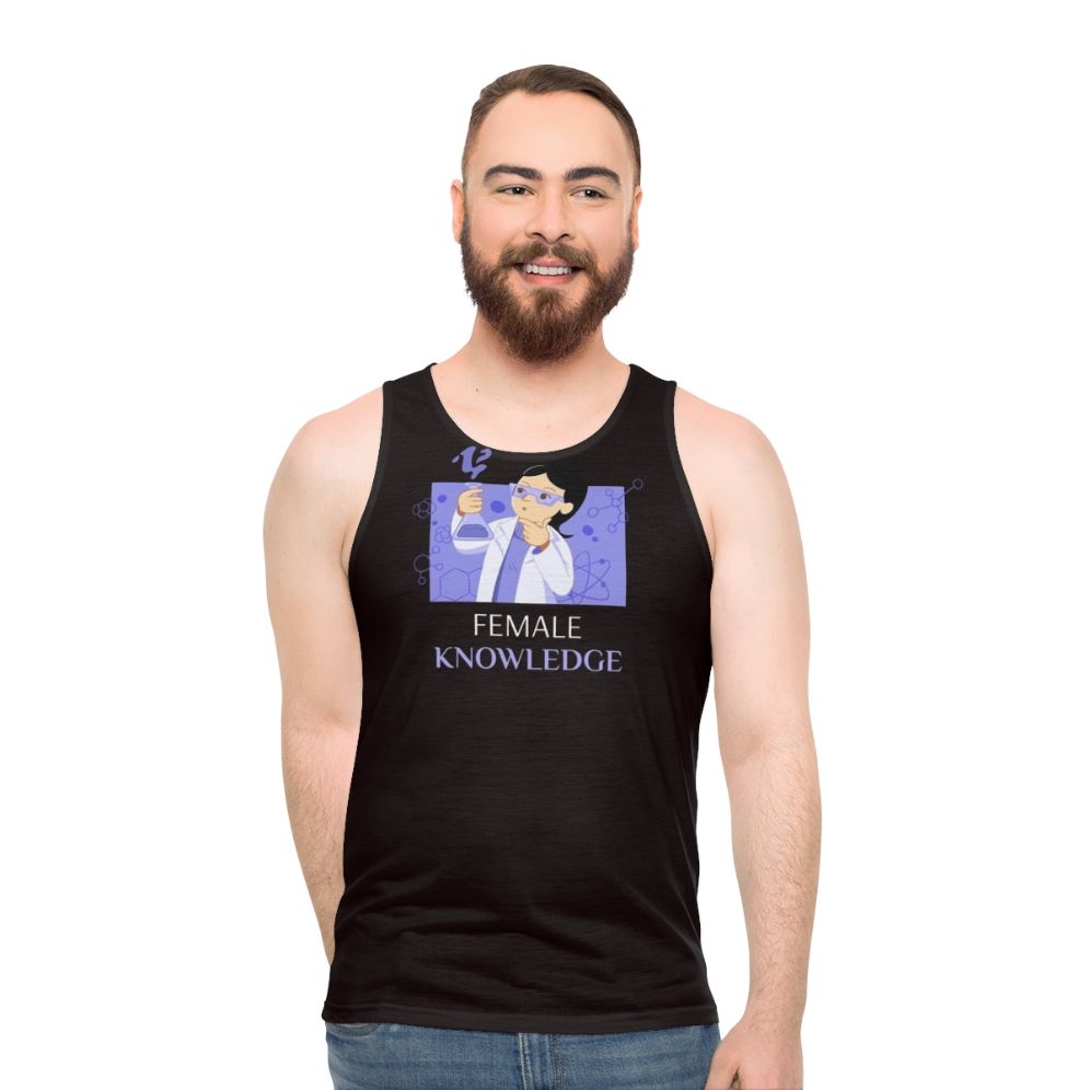 Proud Female Scientist Unisex Tank Top - men