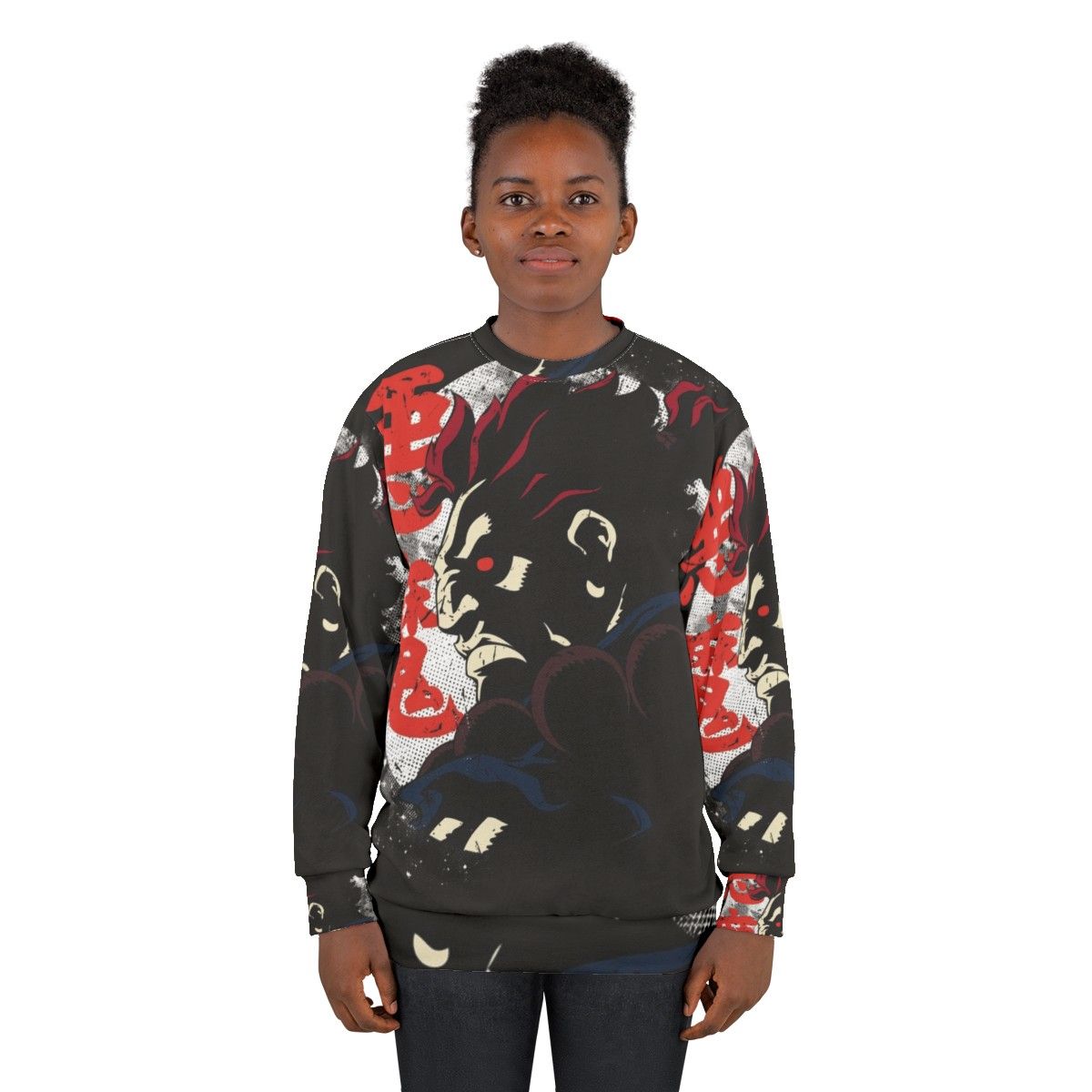 Akuma Sweatshirt - Street Fighter Fighting Game Merchandise - women