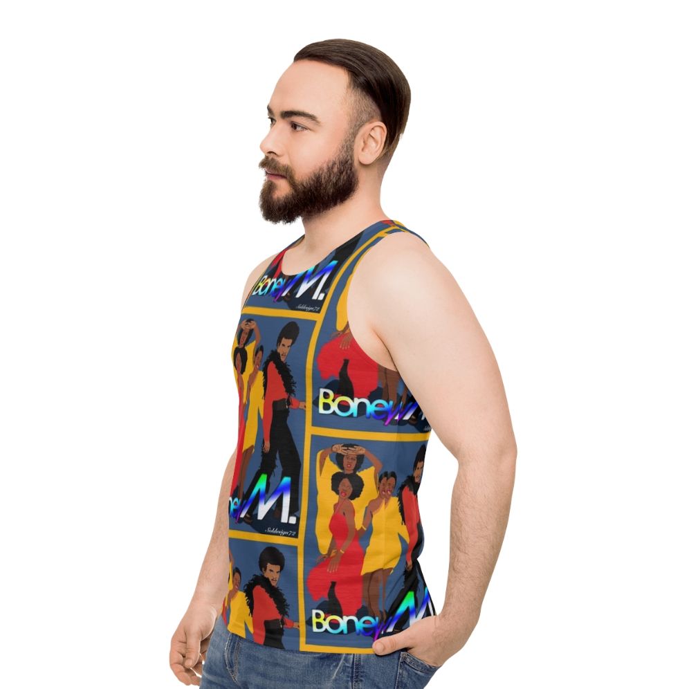 Boney The M Unisex Tank Top - men side