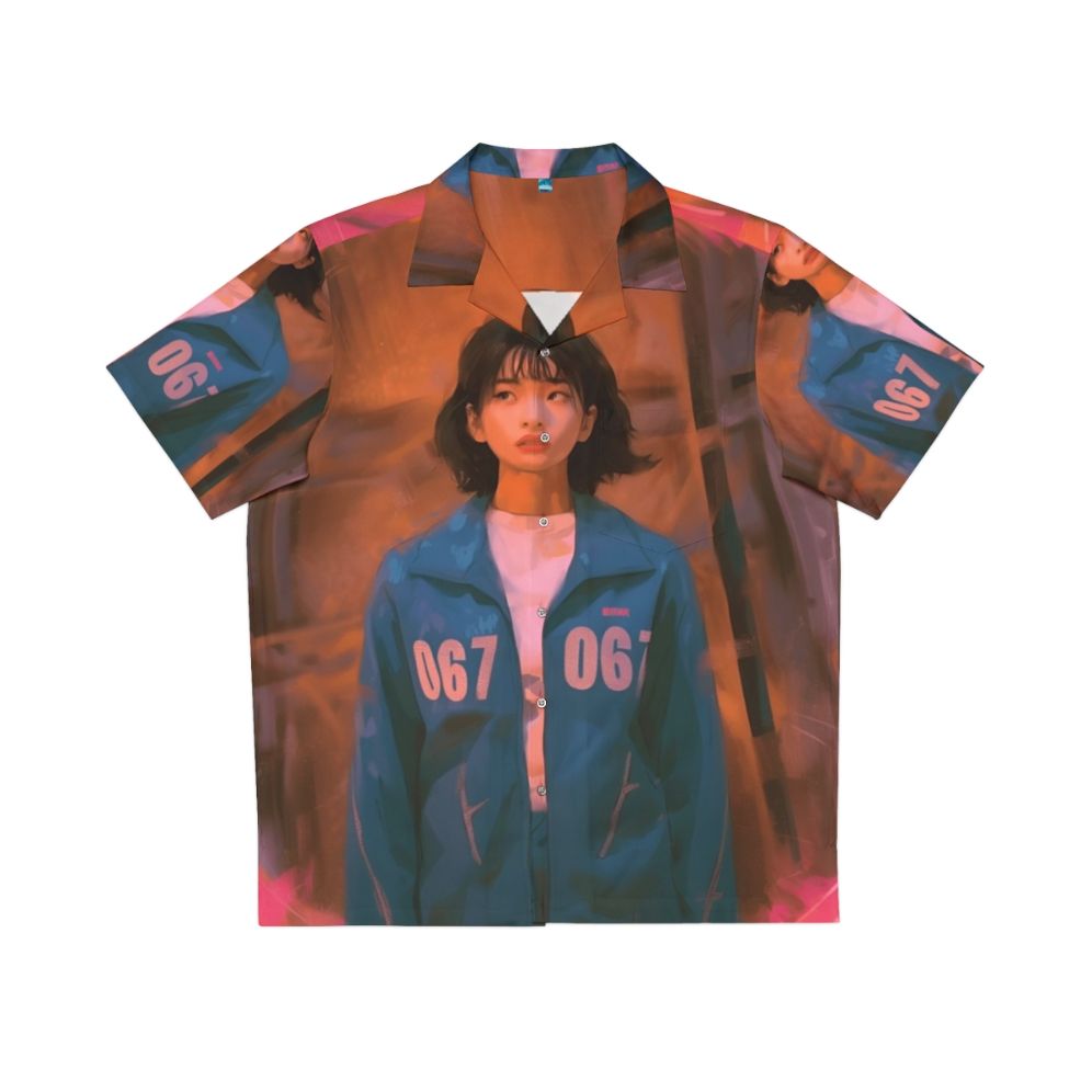 Kang Sae Byeok Player 067 Hawaiian Shirt Squid Game Themed Apparel