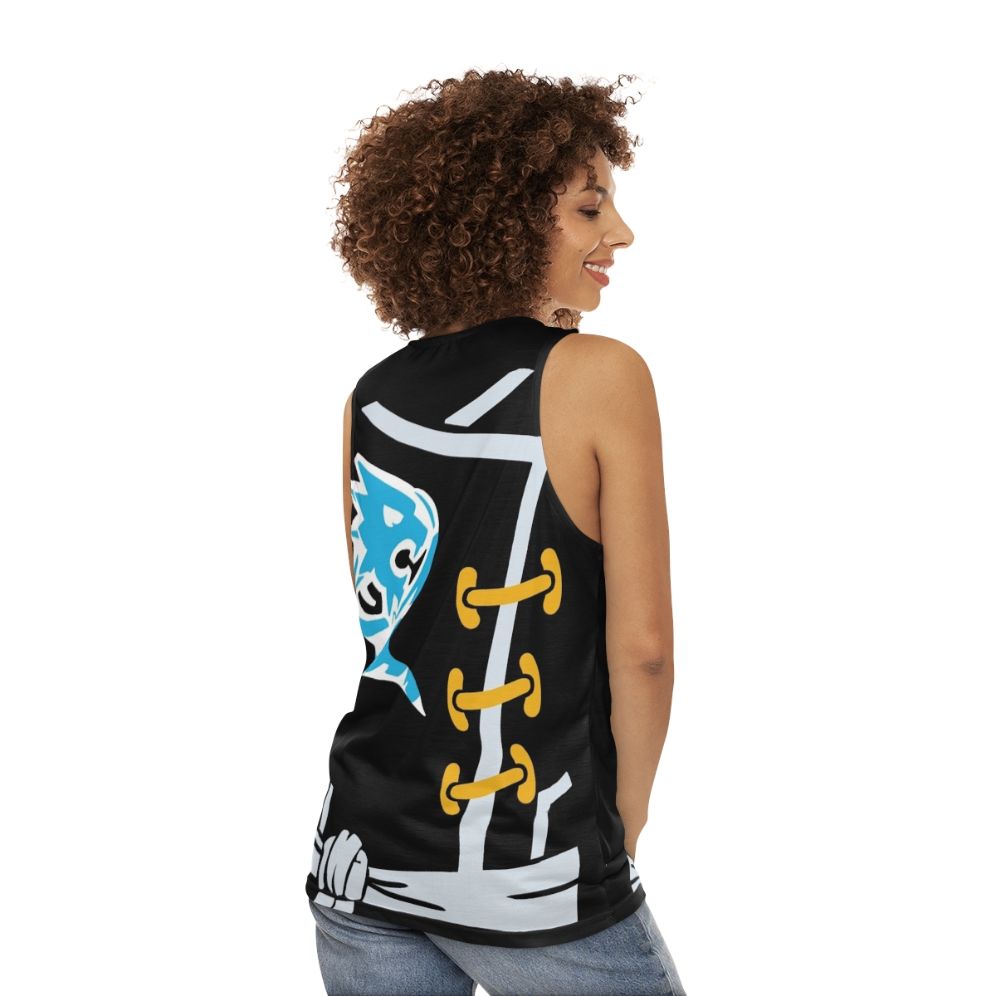 Zane Suit Unisex Ninja Tank Top - women back