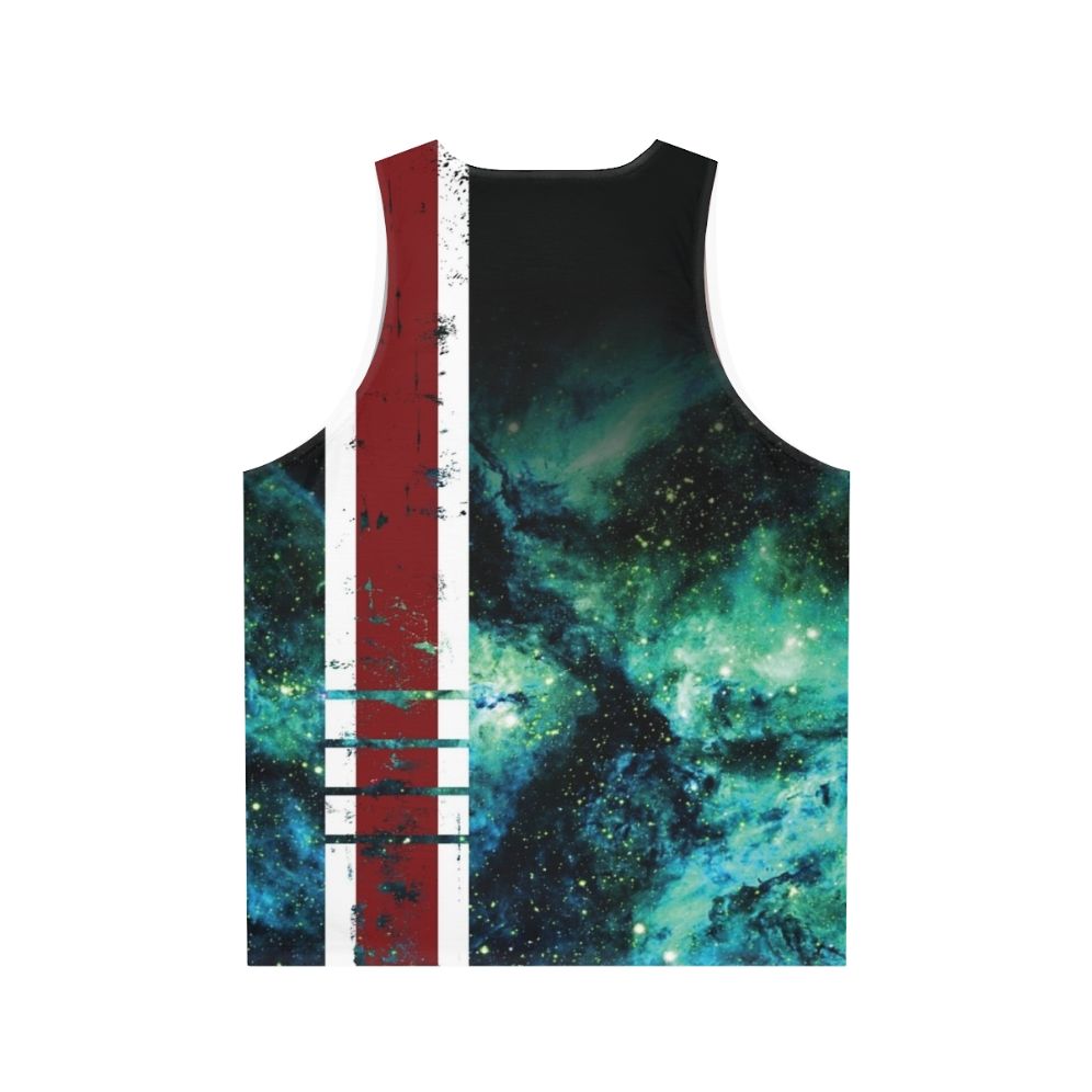 Mass Effect N7 Armor Stripe Unisex Tank Top - Back