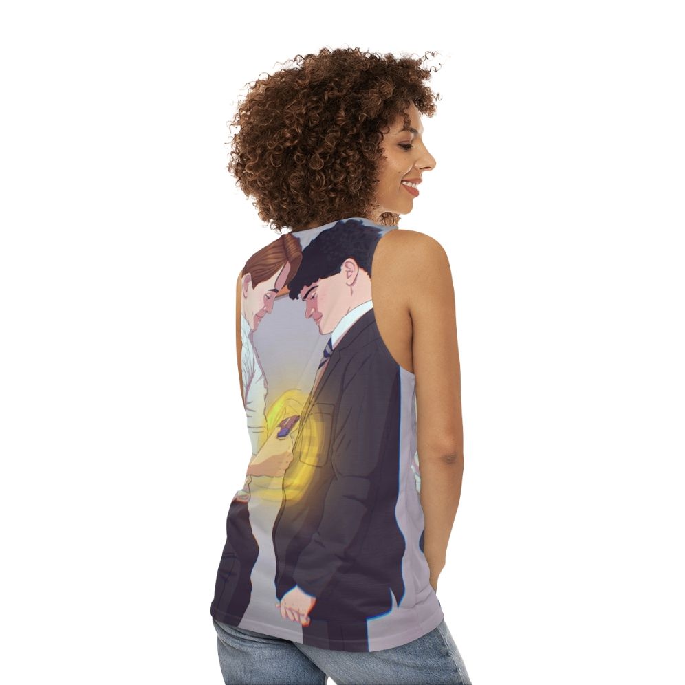 Heartstopper Unisex Tank Top - women back