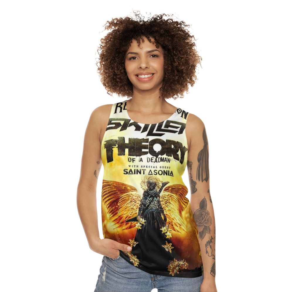 Skillet Theory of a Deadman 2023 Unisex Concert Tank Top - women