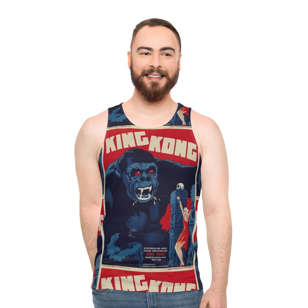 Vintage King Kong Monster Unisex Tank Top - men