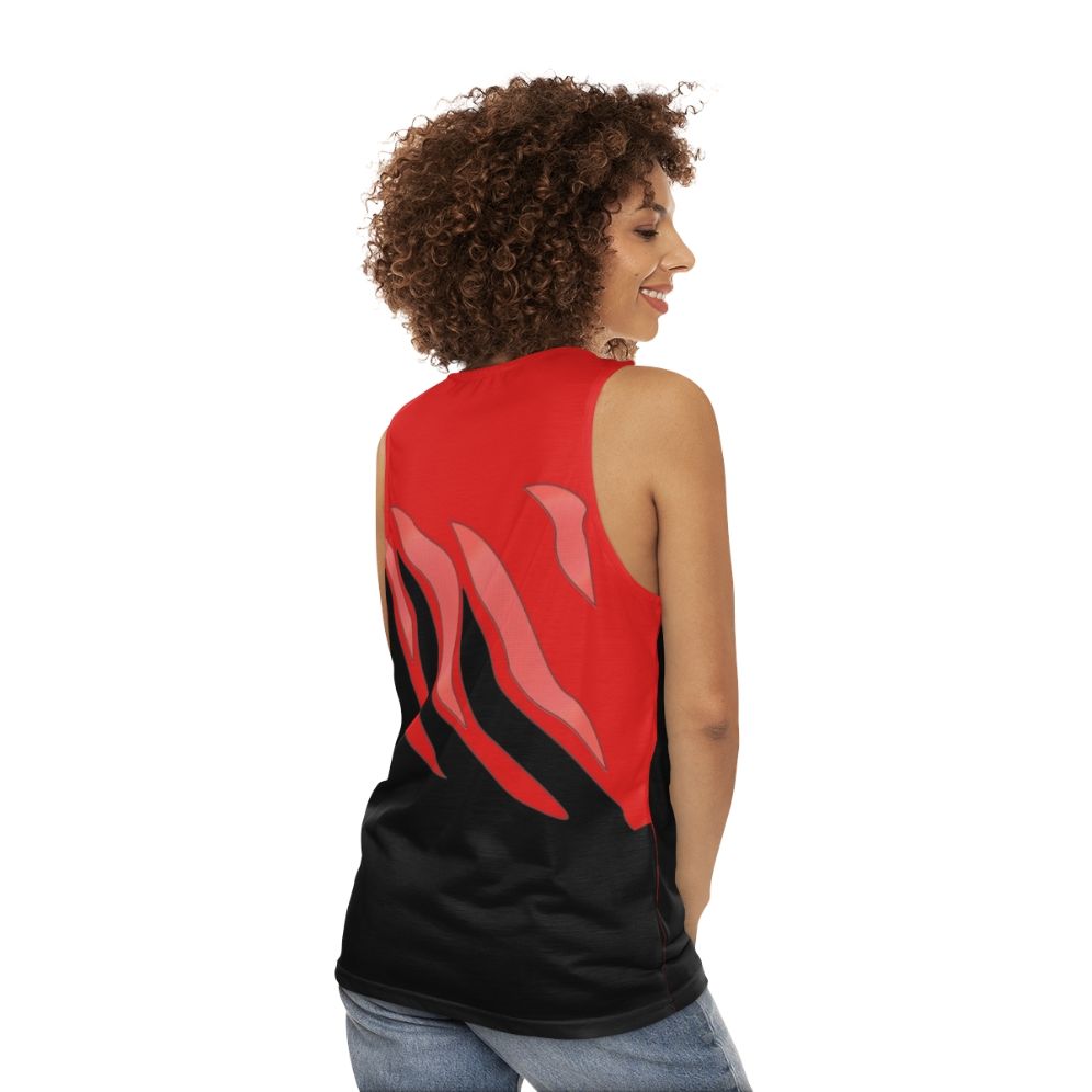 WWE Kane 2000 Big Red Machine Unisex Wrestling Tank Top - women back