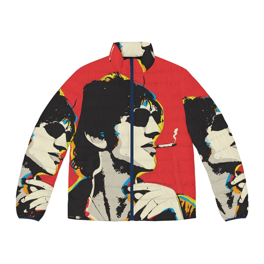 Richard Ashcroft The Verve Pop Art Portrait Puffer Jacket