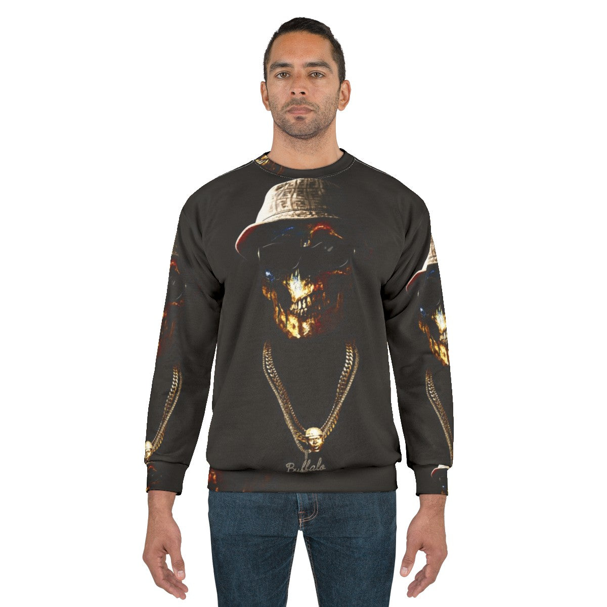 Conway The Machine Skull Face Sweatshirt - men