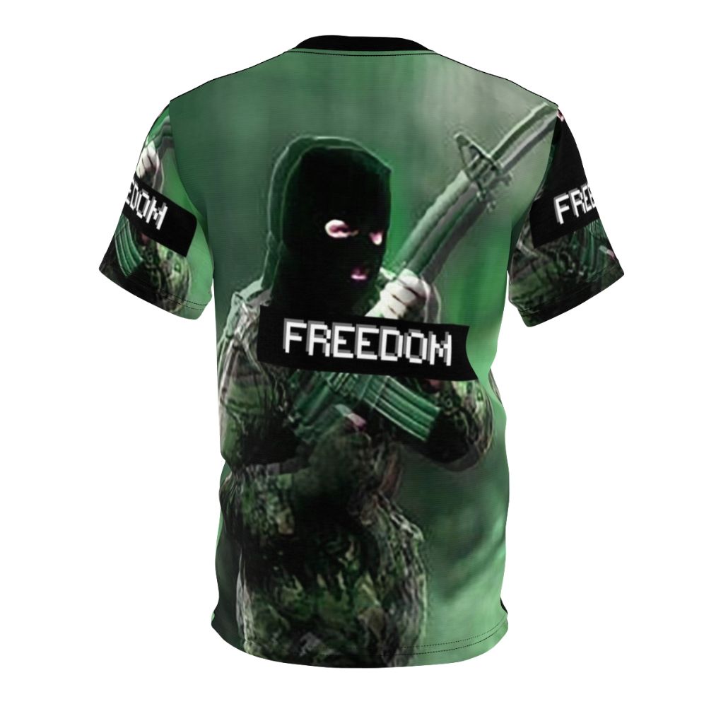 Patriotic t-shirt featuring Irish revolutionary imagery and symbolism - Back