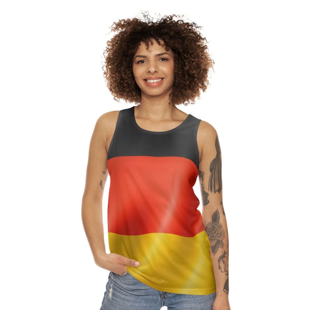 German Flag Unisex Tank Top - women