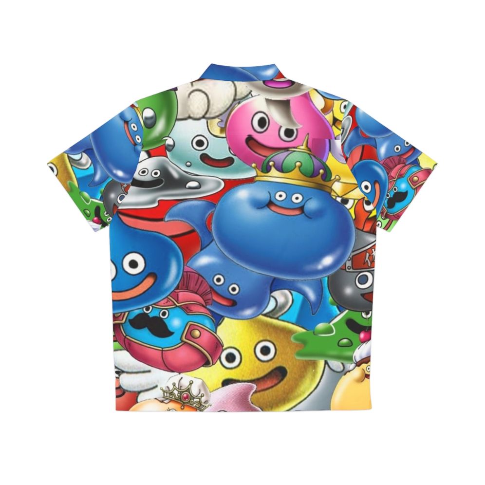 Dragon Quest Slimes Hawaiian Shirt - Back