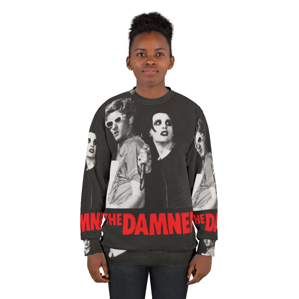 The Damned Punk Rock Band Sweatshirt - women