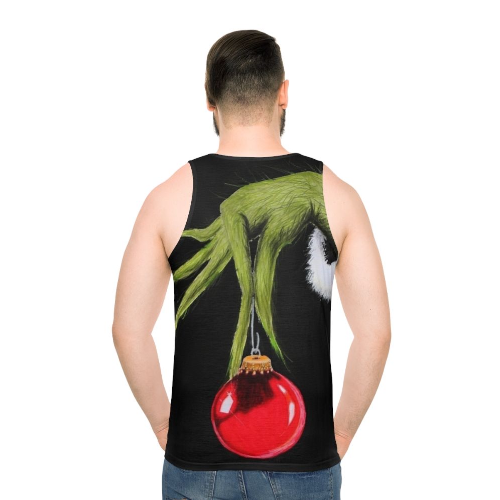 "Who Stole Christmas" unisex tank top - men back