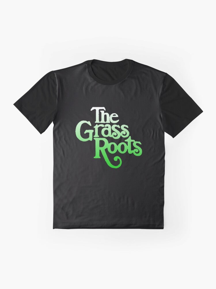 The Best Logos Band Favorite The Grass Roots Graphic T-Shirt - Flat lay