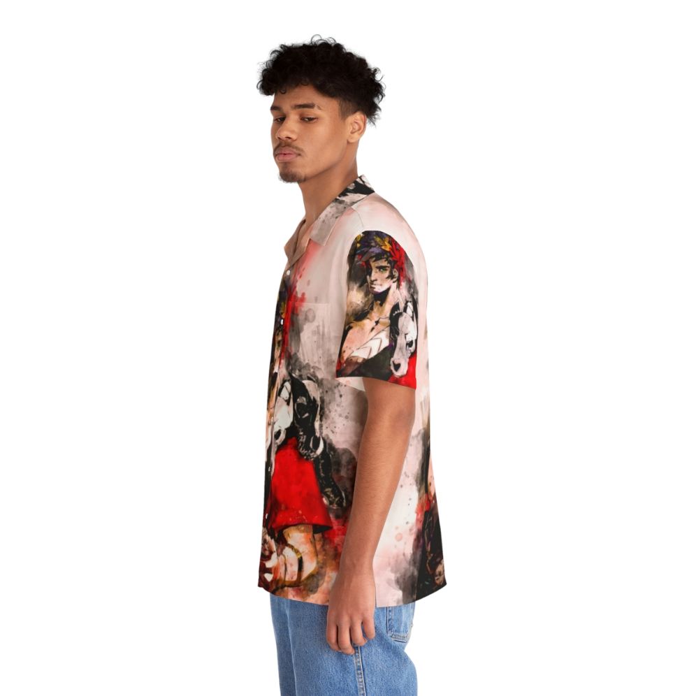 Zagreus Hades Watercolor Hawaiian Shirt - People Left