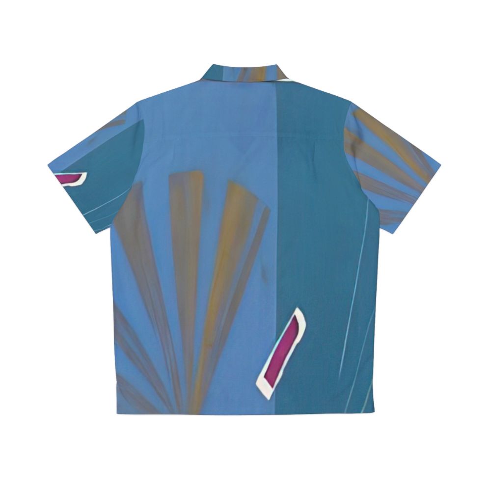 Geometric Conceptual Art Hawaiian Shirt featuring Sol Lewitt's Artwork - Back