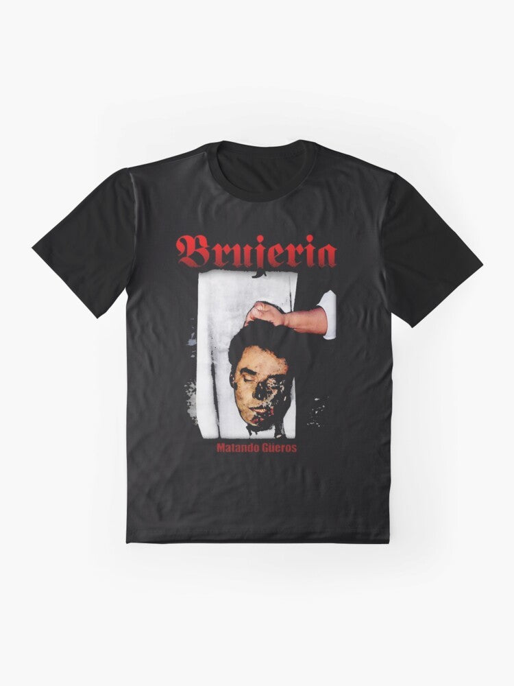 Brujeria Heavy Metal Graphic T-Shirt - Flat lay