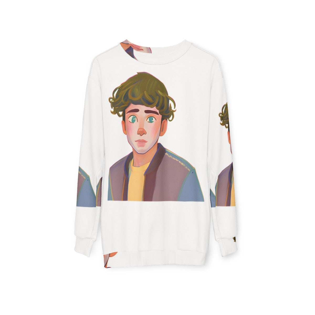 Heartstopper Charlie Spring Sweatshirt - hanging