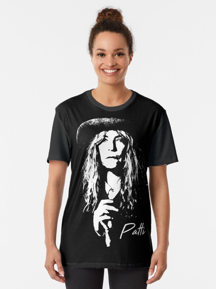 Patti Smith portrait graphic t-shirt - Women