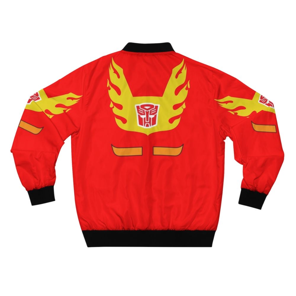 Transformers Hot Rod 80s Bomber Jacket - Back