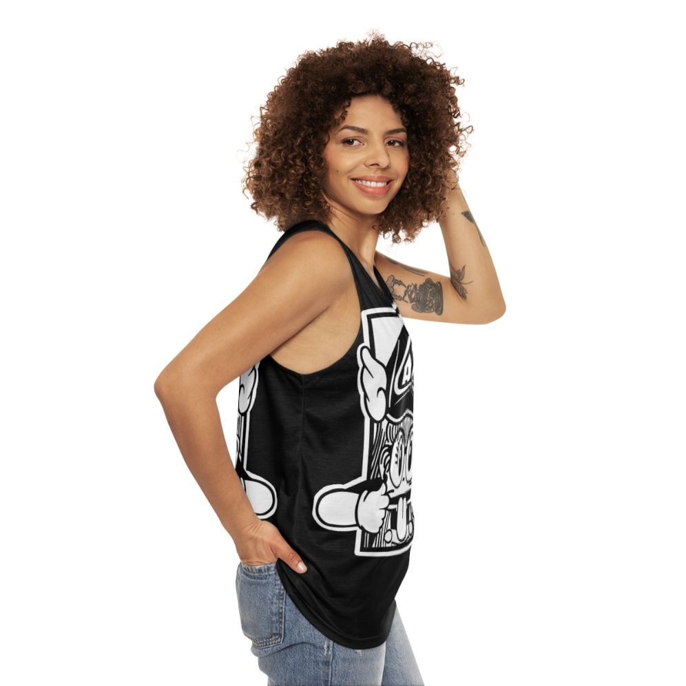 Arale anime-inspired unisex tank top - women side